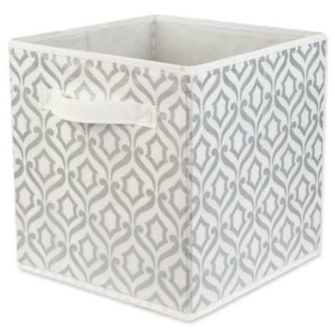 fabric storage bins silver metallic|silver mesh storage containers.